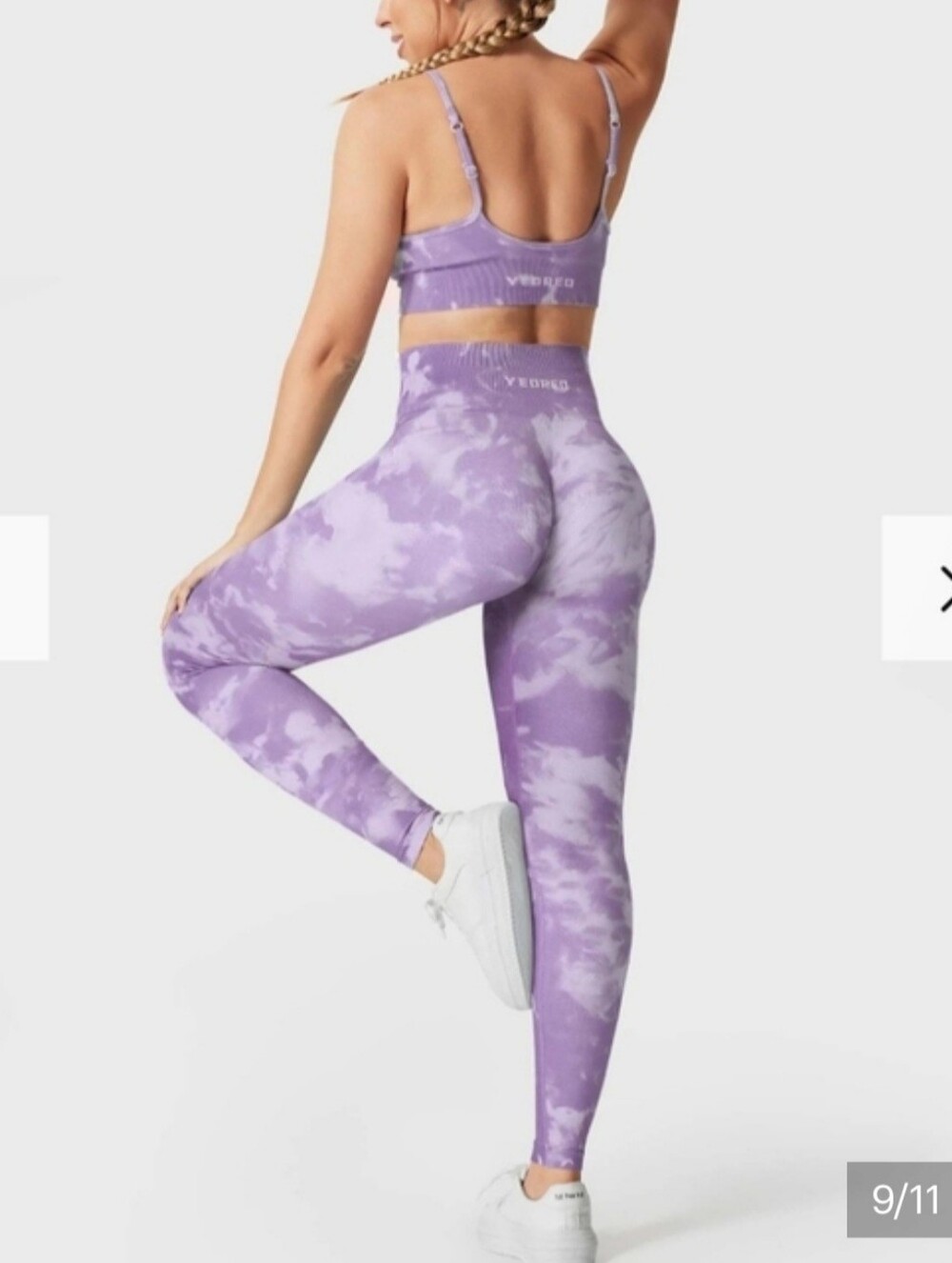 Yeoreo Jada Tie‑Dye Lavender Set